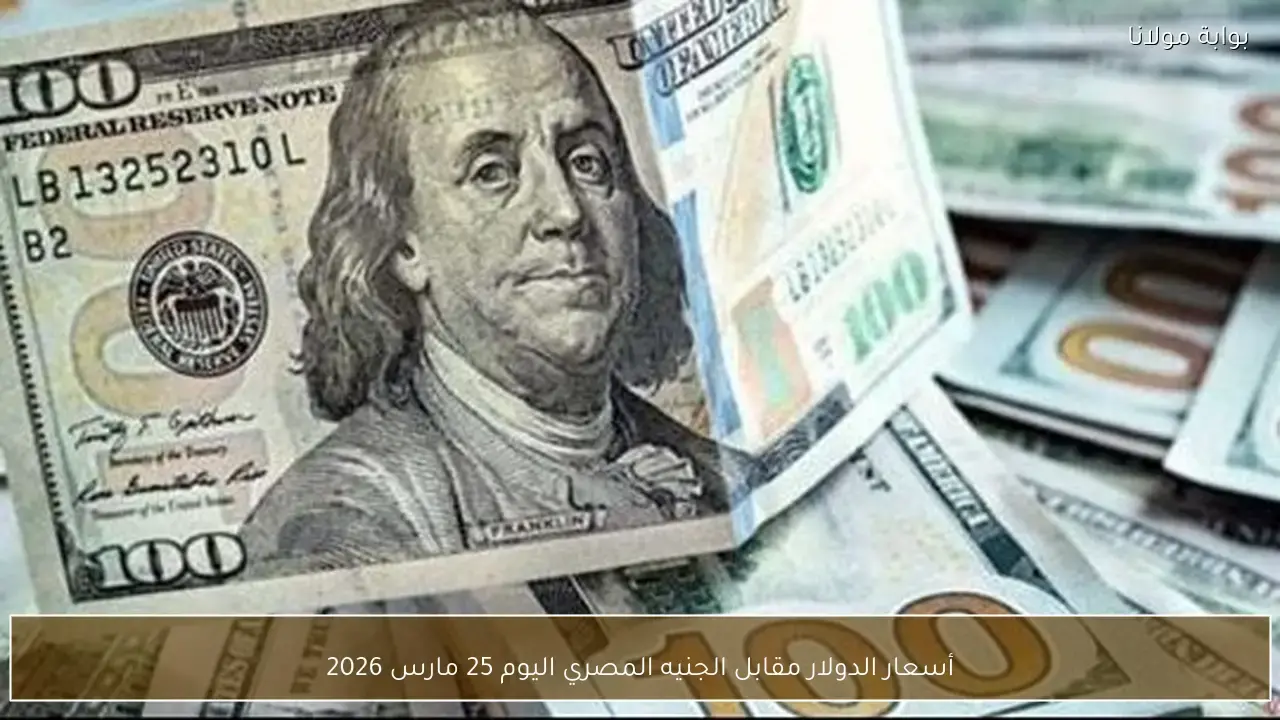 تحركات جديدة في أسعار الدولار مقابل الجنيه المصري خلال تعاملات 25 مارس
